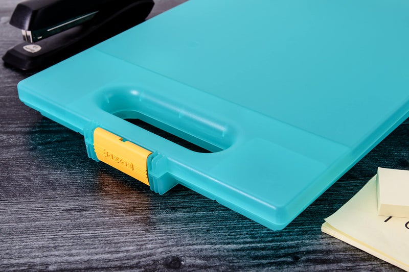 Dexas Clipcase Storage Clipboard with Handle, Aquamarine - Image 5